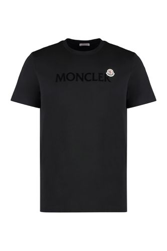 Moncler Logo Cotton T-shirt - Moncler - Modalova