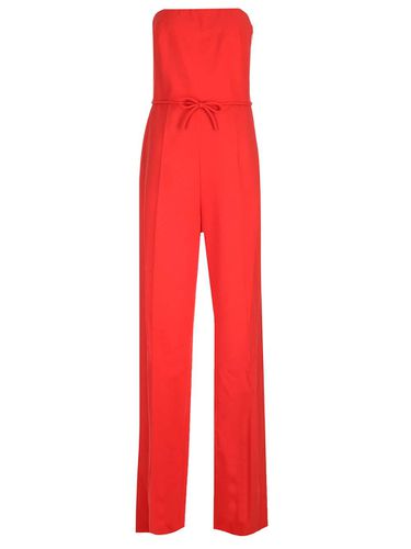 Wool Crepe Jumpsuit - Valentino Garavani - Modalova