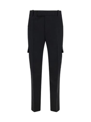 Wool Gabardine Trousers - Alexander McQueen - Modalova