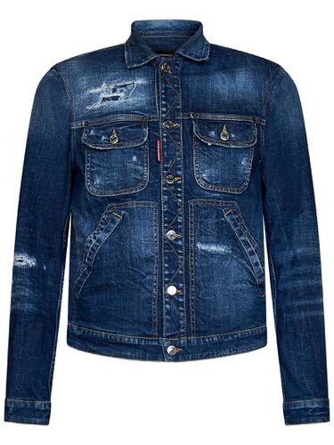 Dsquared2 Denim Jacket - Dsquared2 - Modalova