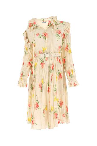 Vintage Flower Offshoulder Dress - Balenciaga - Modalova