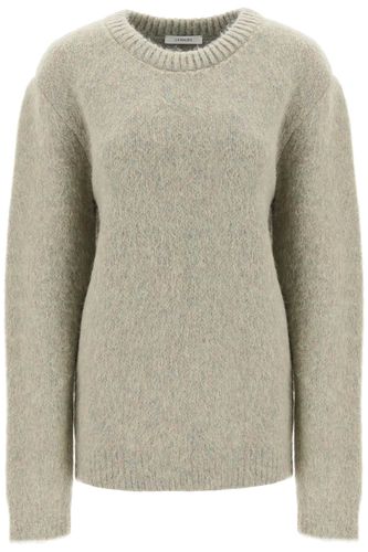 Sweater In Melange-effect Brushed Yarn - Lemaire - Modalova