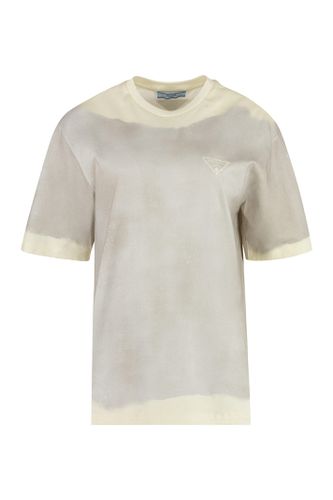 Prada Cotton Crew-neck T-shirt - Prada - Modalova