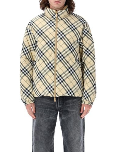 Reversible Check Down Jacket - Burberry London - Modalova