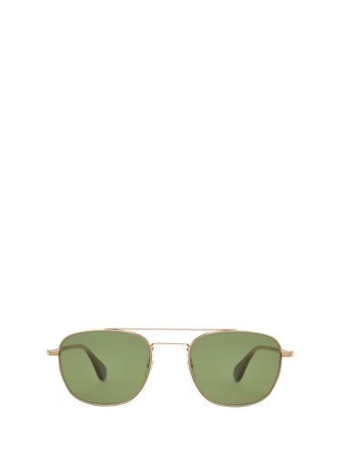 Clubhouse Ii Sun Gold-spotted Brown Shell Sunglasses - Garrett Leight - Modalova
