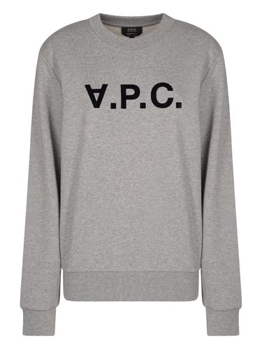 A. P.C. Logo Printed Crewneck Sweatshirt - A.P.C. - Modalova