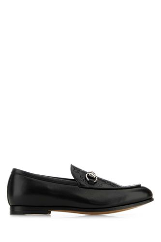 Gucci Black Leather Loafers - Gucci - Modalova