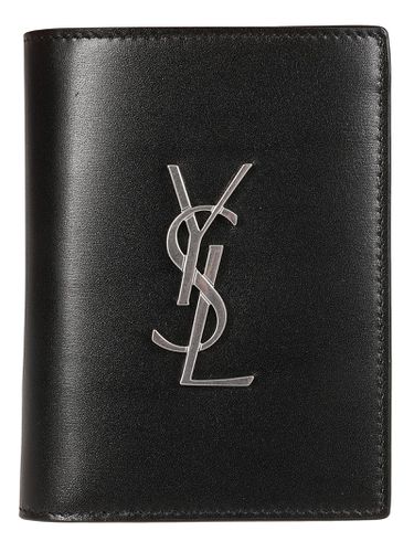 Saint Laurent Logo Vertical Wallet - Saint Laurent - Modalova