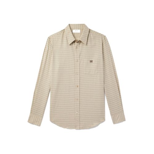Logo-embroidered Checked Cotton Shirt - Celine - Modalova