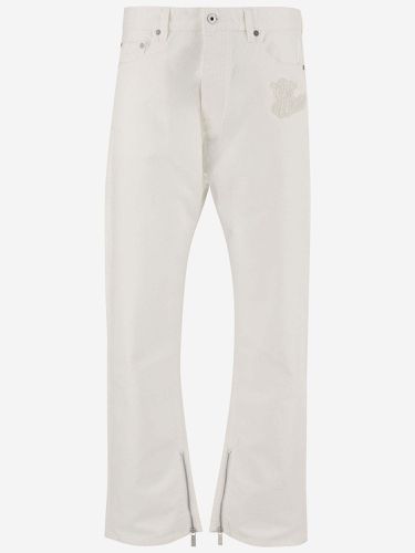 Cotton Denim Jeans With Logo - Off-White - Modalova