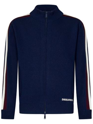 Dsquared2 Zipped Knitted Pullover - Dsquared2 - Modalova