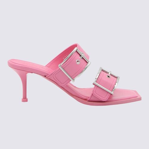 Pink Leather Sandals - Alexander McQueen - Modalova