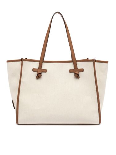 Marcella Shopping Bag In Two-color Canvas - Gianni Chiarini - Modalova