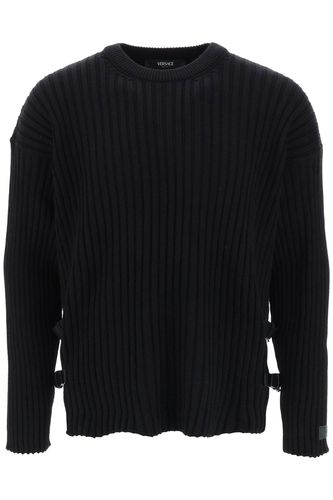 Versace Crew-neck Wool Sweater - Versace - Modalova