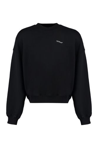 Cotton Crew-neck Sweatshirt - Off-White - Modalova