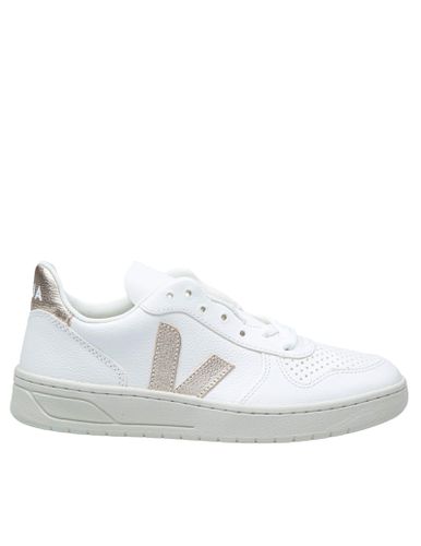 Sneakers V-10 In Leather And Color - Veja - Modalova