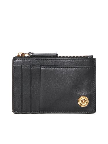 Versace Black medusa Card Holder - Versace - Modalova