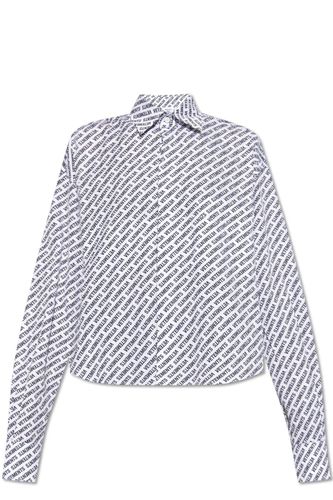 Logo Printed Buttoned Shirt - VETEMENTS - Modalova