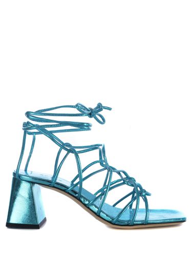 Sandal alexader In Metallic Leather - BY FAR - Modalova