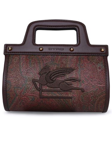 Etro Brown Leather Blend Bag - Etro - Modalova