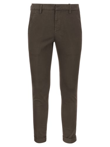 Gaubert - Slim-fit Gabardine Trousers - Dondup - Modalova