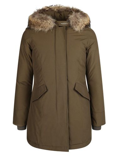 Fur-trimmed Hooded Padded Coat - Woolrich - Modalova