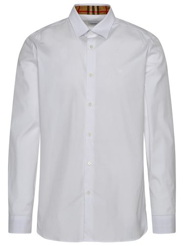 Sherfield Shirt In White Cotton - Burberry - Modalova
