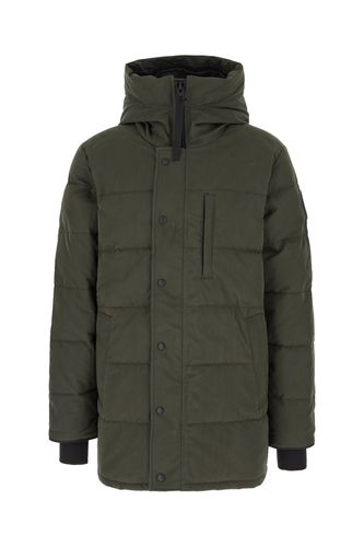 Dark Green Cotton Blend Carson Down Jacket - Canada Goose - Modalova