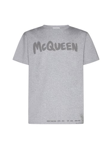 Graffiti Logo T-shirt - Alexander McQueen - Modalova