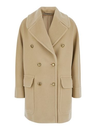 Double Breasted Short Coat - Tagliatore - Modalova