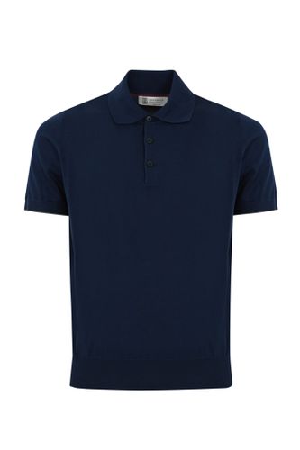 Cotton Polo Shirt - Brunello Cucinelli - Modalova