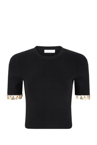 Embellished Knit Cropped Top - Paco Rabanne - Modalova