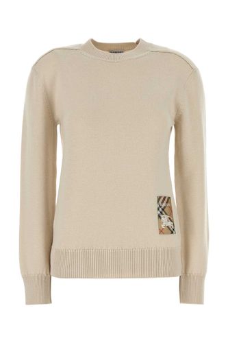 Burberry Sand Wool Sweater - Burberry - Modalova