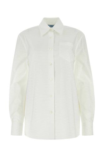 Prada White Cotton Shirt - Prada - Modalova