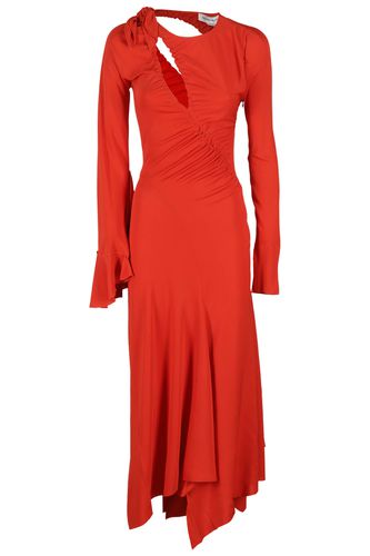 Asymmetric Slash Jersey Dress - Victoria Beckham - Modalova