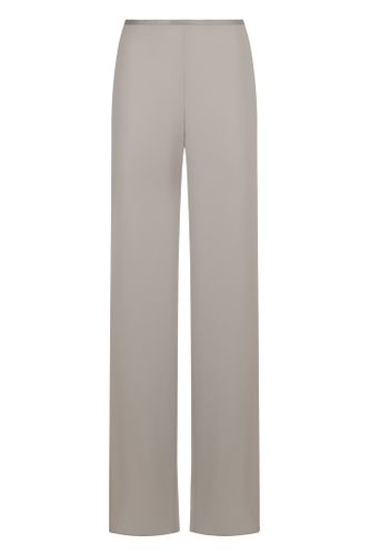 Crepe Wide-leg Trousers - Emporio Armani - Modalova