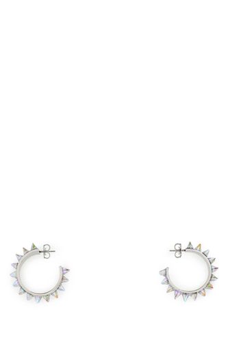 Embellished Metal Big Karma Earrings - Amina Muaddi - Modalova