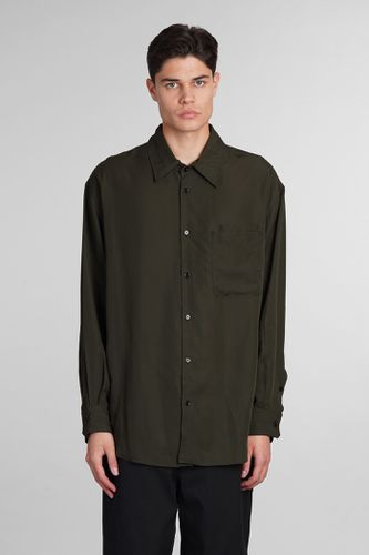 Shirt In Green Wool And Polyester - Lemaire - Modalova