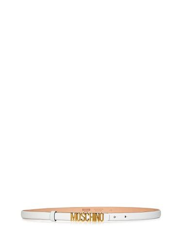 Moschino Logo Lettering Buckle Belt - Moschino - Modalova