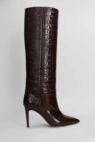 High Heels Boots In Leather - Paris Texas - Modalova