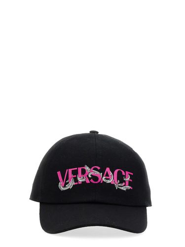 Versace Baseball Hat With Logo - Versace - Modalova