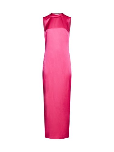 Versace Draped Sheath Dress - Versace - Modalova