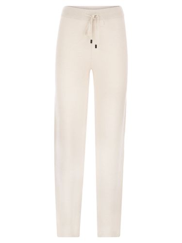 Wool, Silk And Cashmere Knit Trousers - Peserico - Modalova