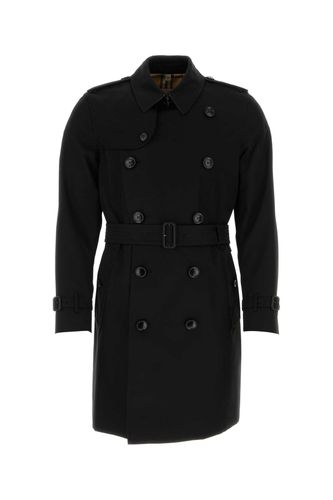 Burberry Black Cotton Trench Coat - Burberry - Modalova