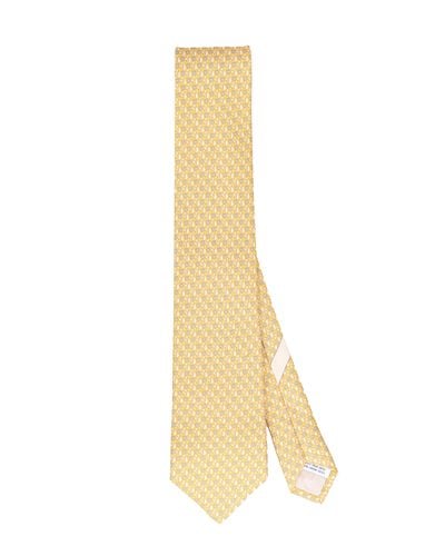 Salvatore Ferragamo Ties Yellow - Ferragamo - Modalova