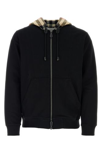 Burberry Black Cotton Sweatshirt - Burberry - Modalova