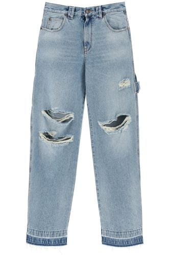 Audrey Cargo Jeans With Rips - DARKPARK - Modalova
