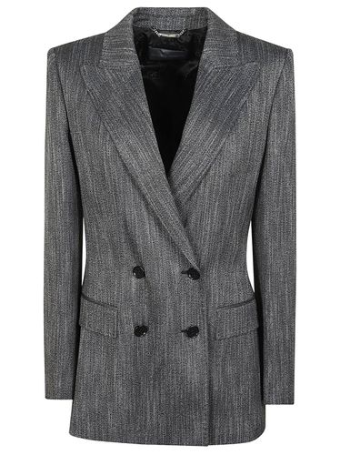 Double-breasted Long-sleeved Blazer - Alberta Ferretti - Modalova