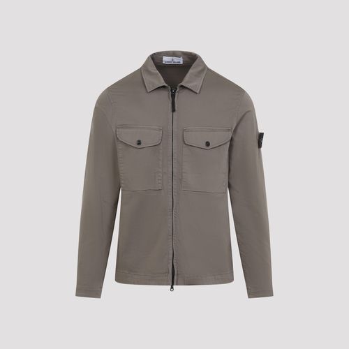 Stone Island Cotton Overshirt - Stone Island - Modalova