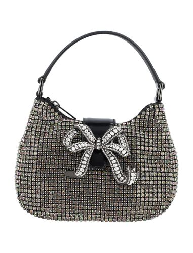 Rhinestone Silver Polyester Handbag - self-portrait - Modalova